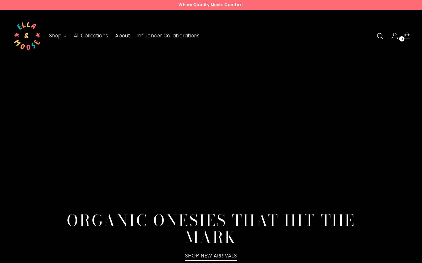 ellaandmoose.com homepage screenshot