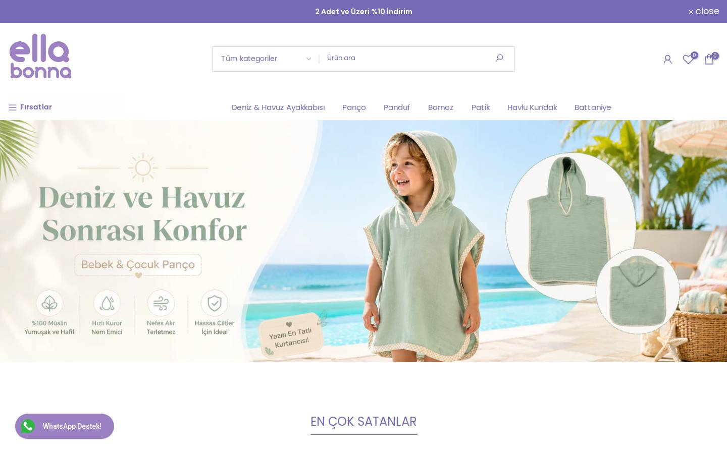 Ellabonna homepage screenshot