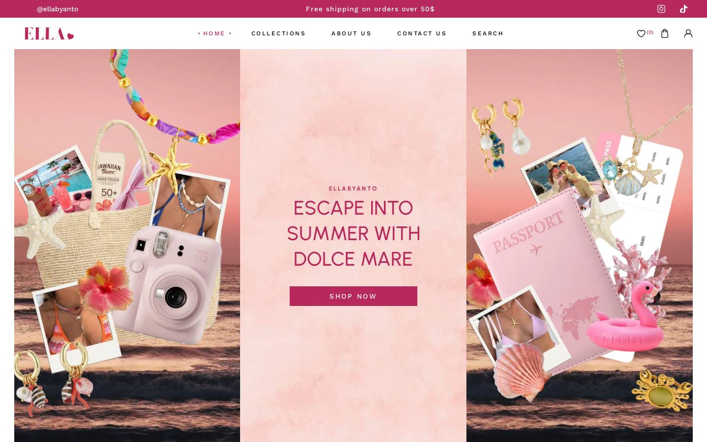 ellabyanto.com homepage screenshot