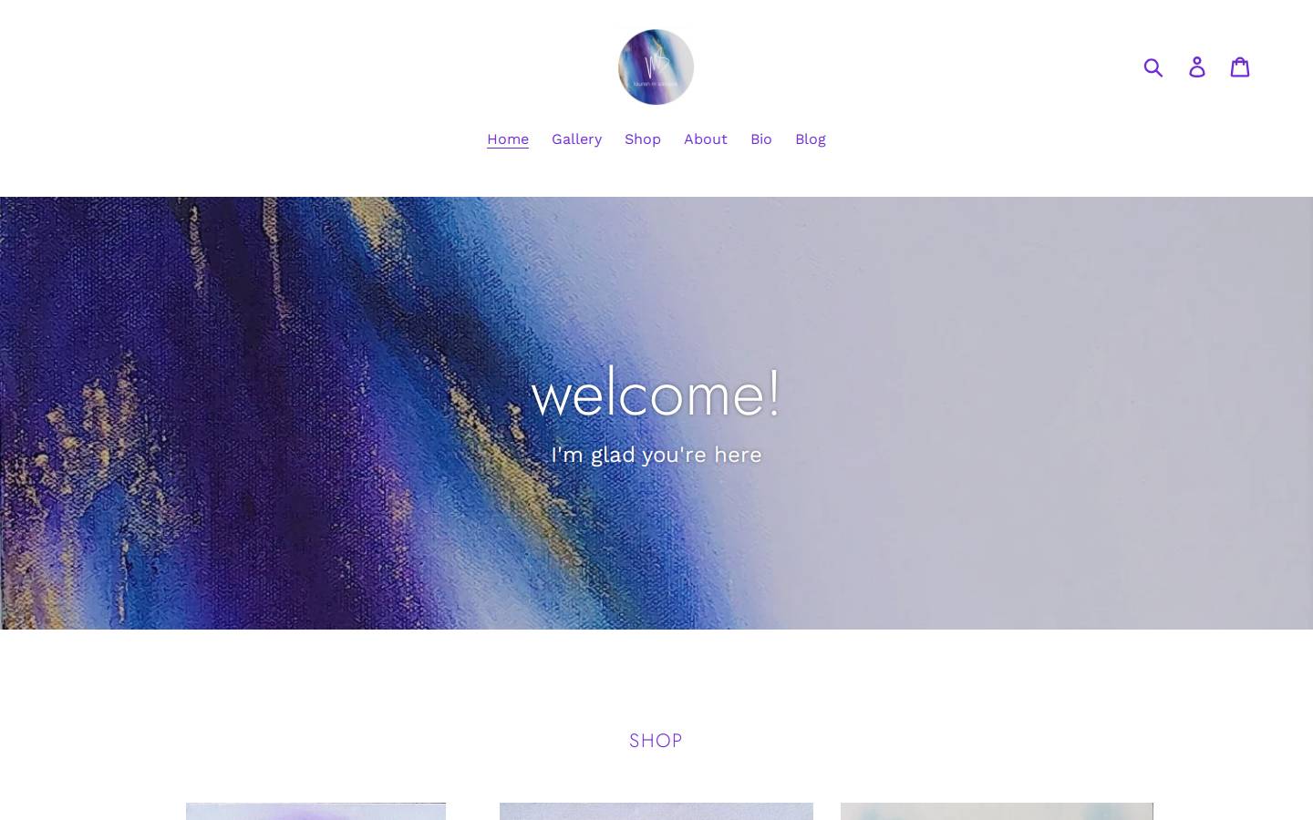 ellamessart.com homepage screenshot