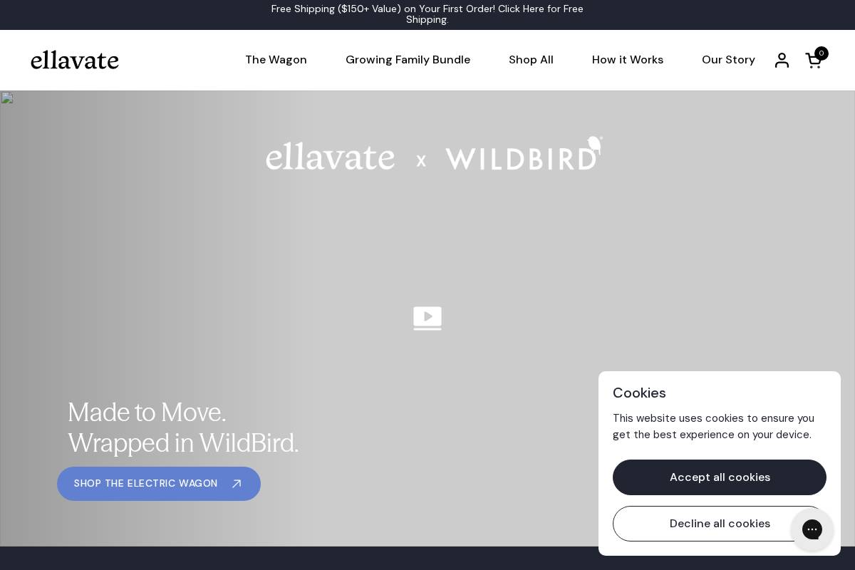ellavatewagon.com homepage screenshot
