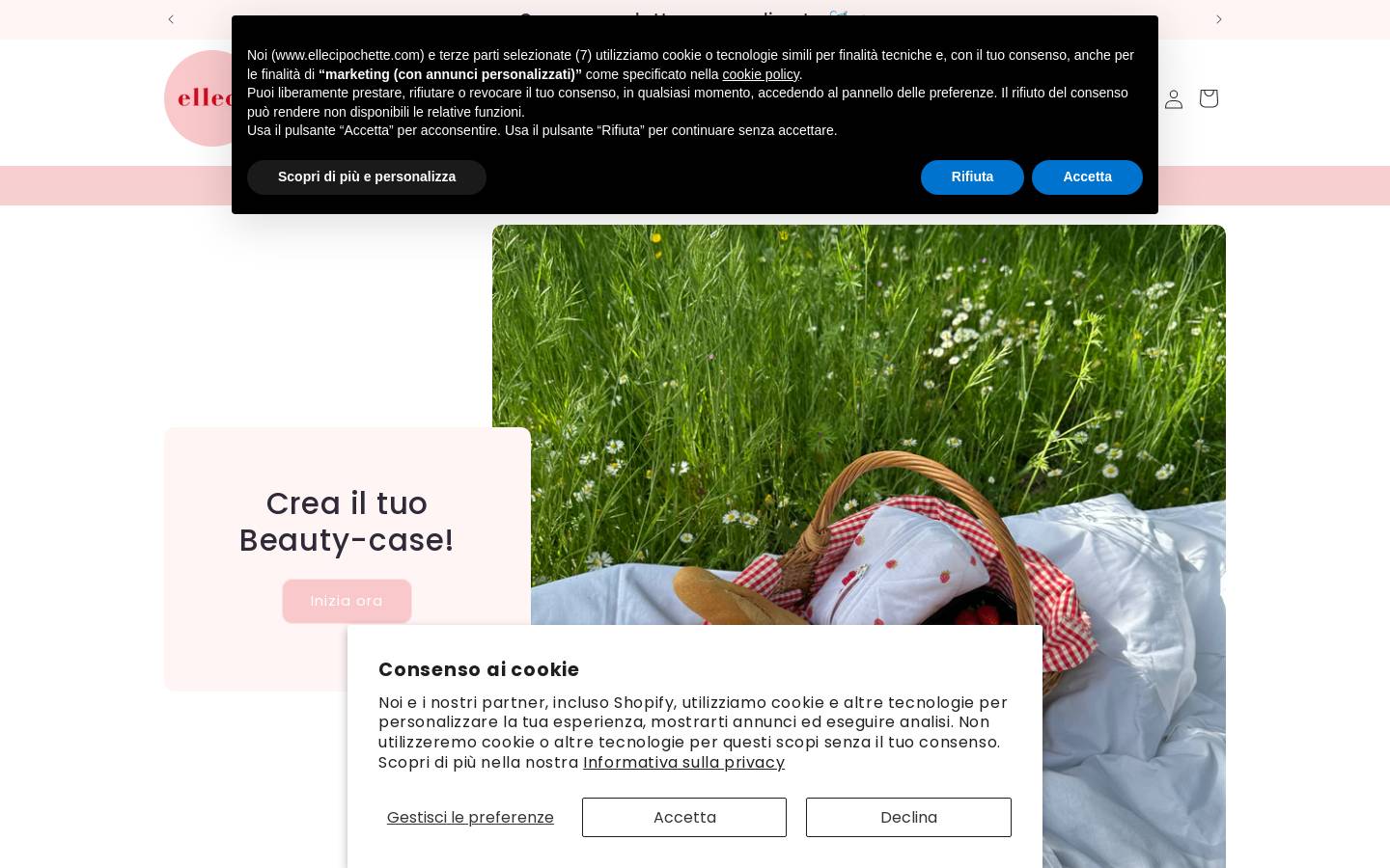 ellecipochette.com homepage screenshot