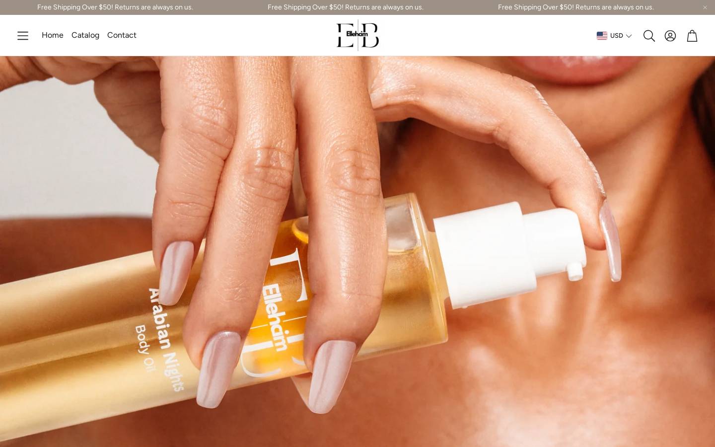 ellehcim.com homepage screenshot