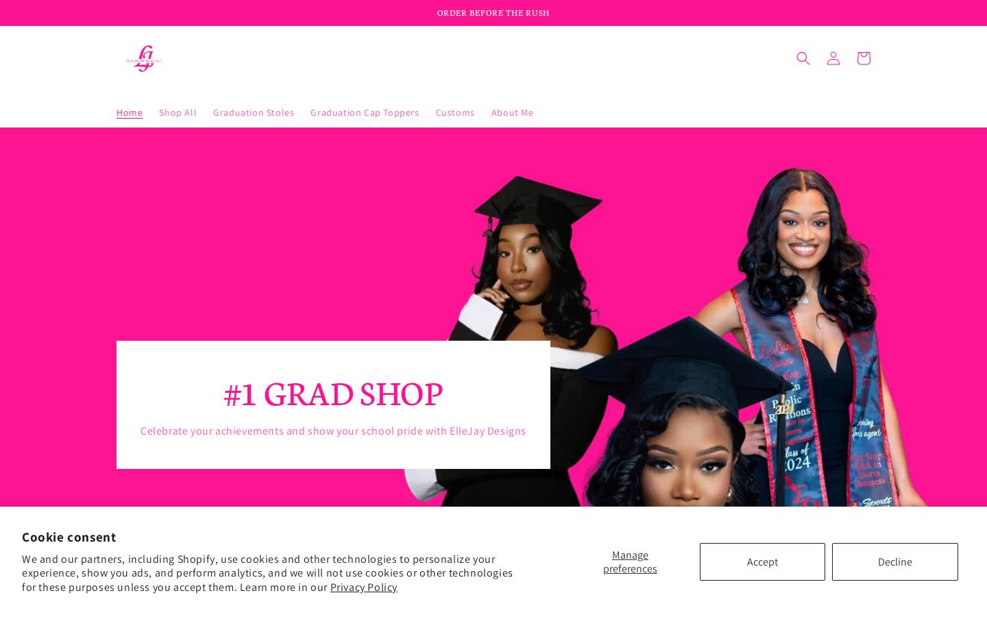 ellejaydesignsllc.com homepage screenshot