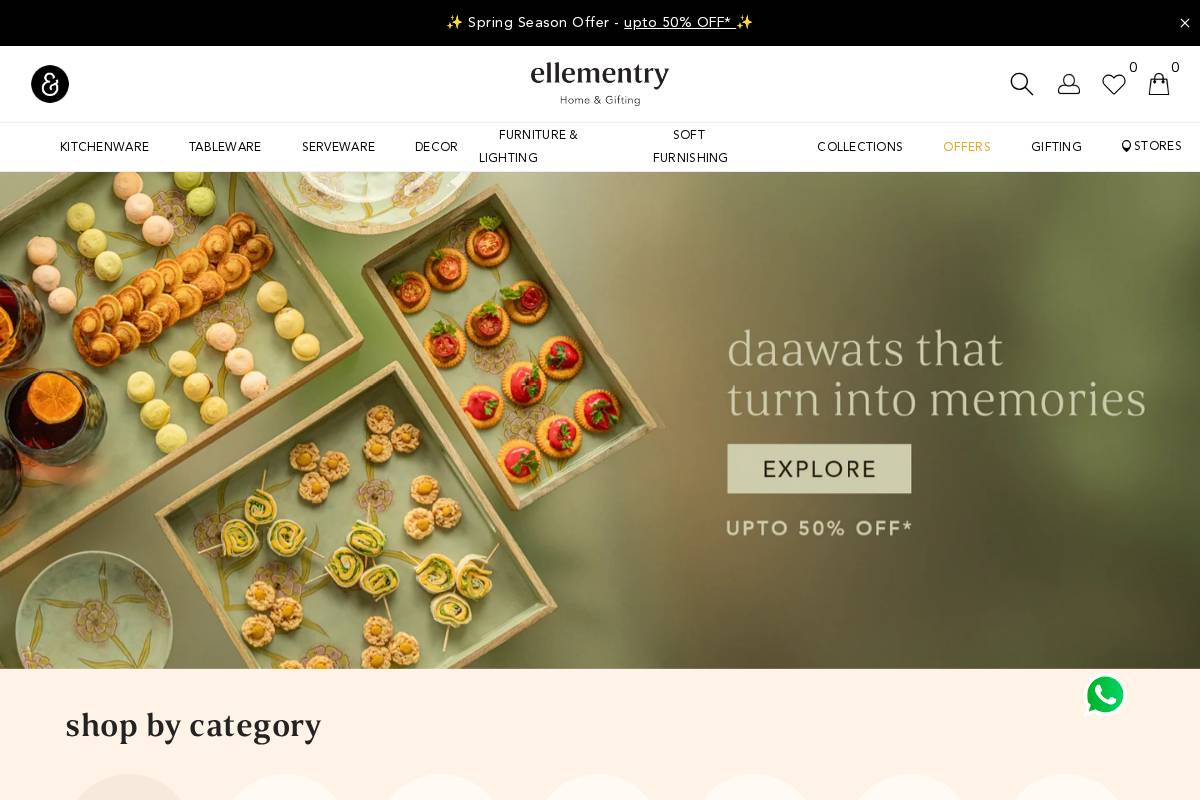ellementry.com homepage screenshot