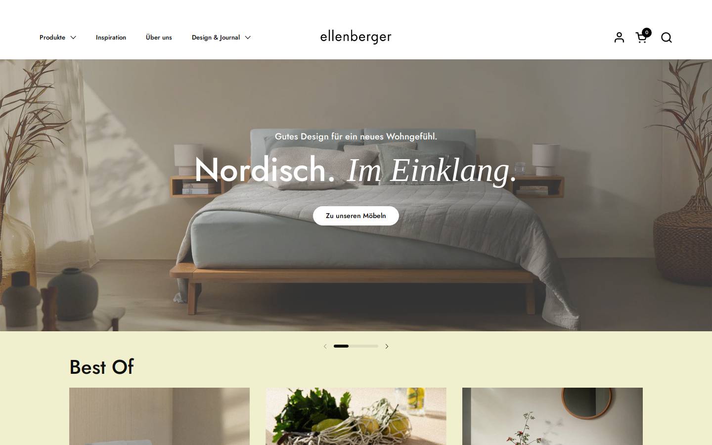 ellenbergerdesign.de homepage screenshot