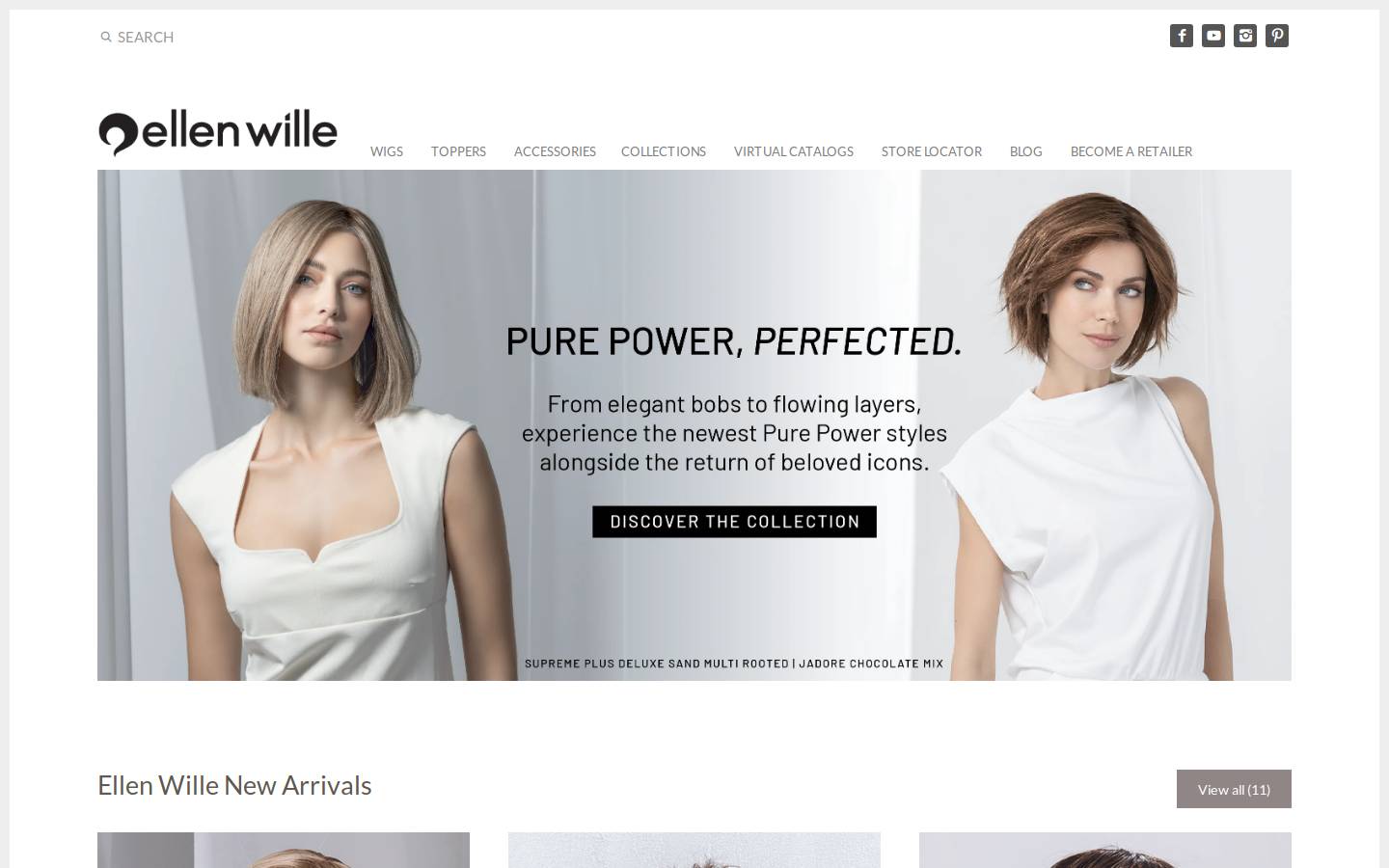 ellenwille.com homepage screenshot