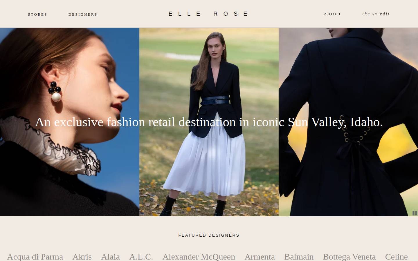 ellerosesv.com homepage screenshot