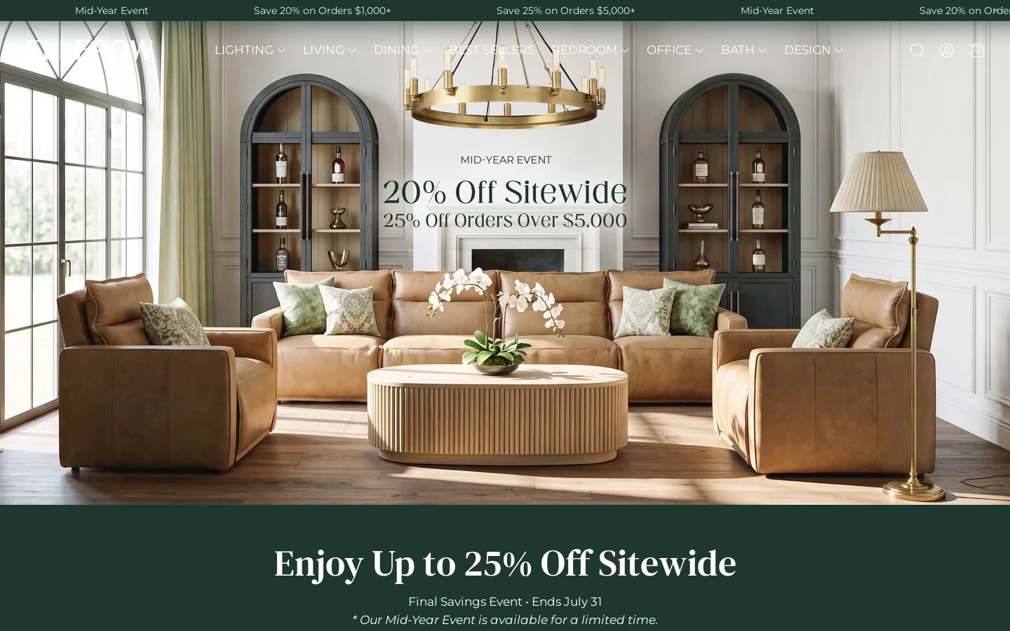 ellerow.com homepage screenshot
