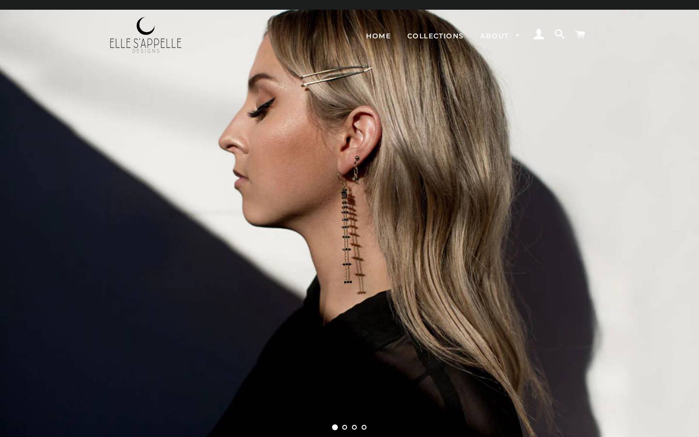 ellesappelledesigns.com homepage screenshot