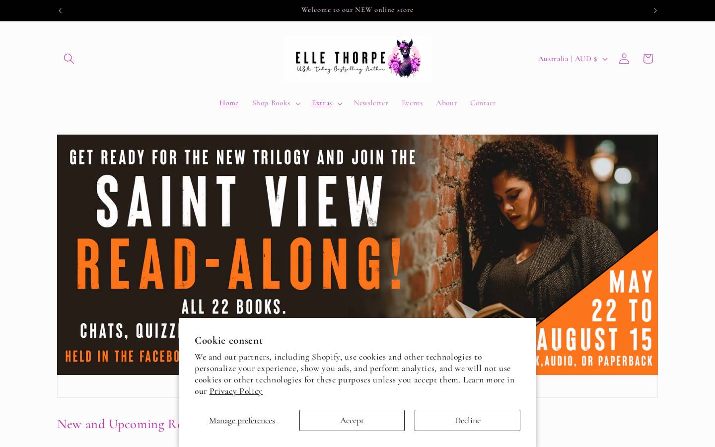 ellethorpe.com homepage screenshot