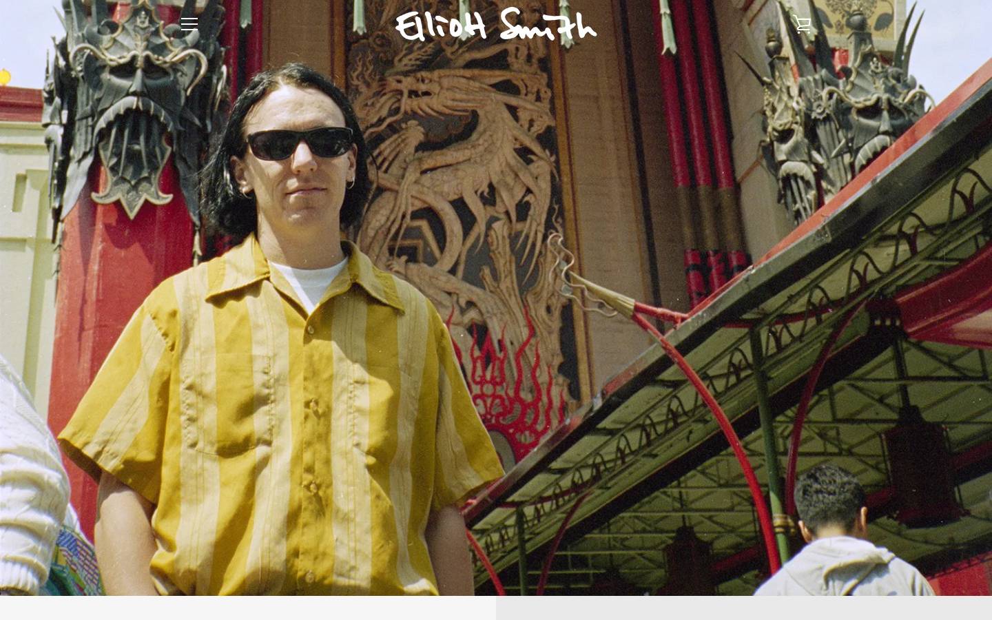 elliottsmith.co homepage screenshot