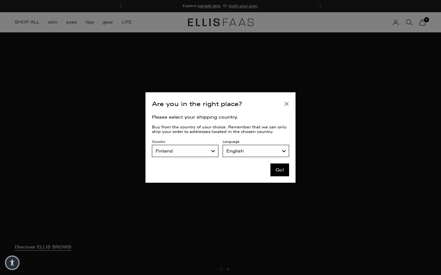 ellisfaas.com homepage screenshot