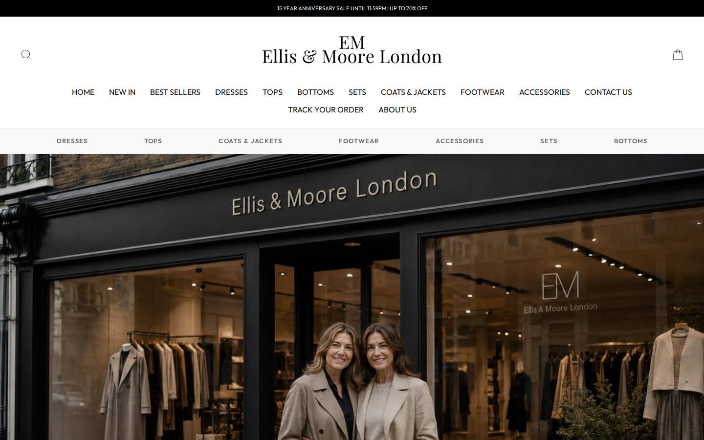 ellismoore.com homepage screenshot