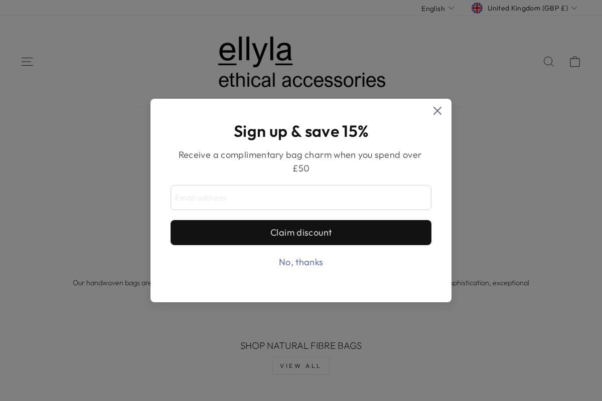ellyla homepage screenshot