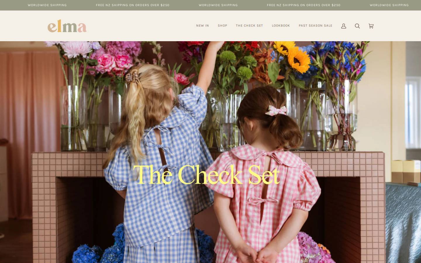 elmathelabel.com homepage screenshot