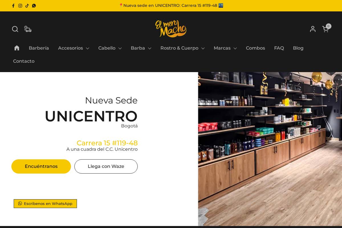 elmeromacho.co homepage screenshot