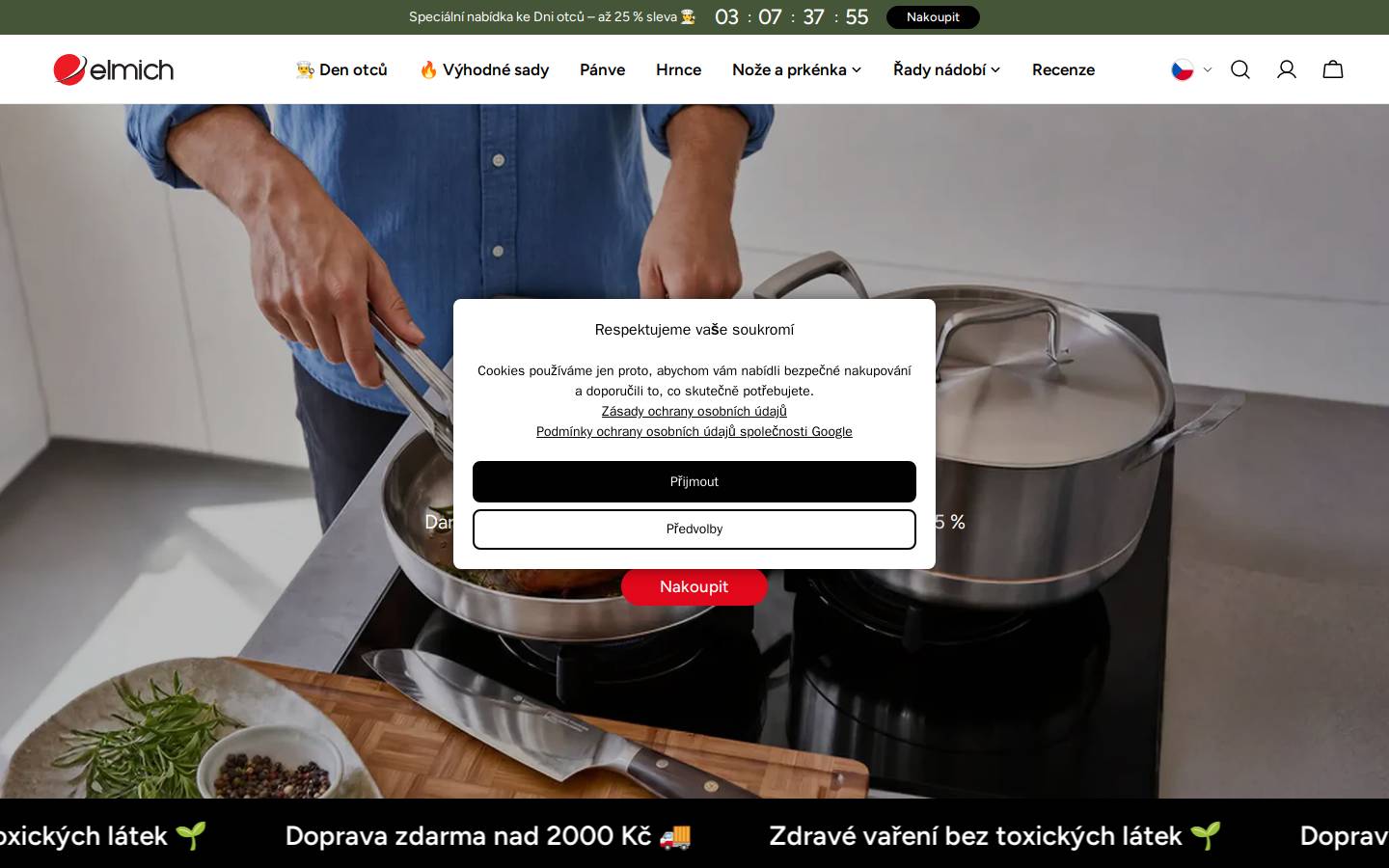 elmich.cz homepage screenshot