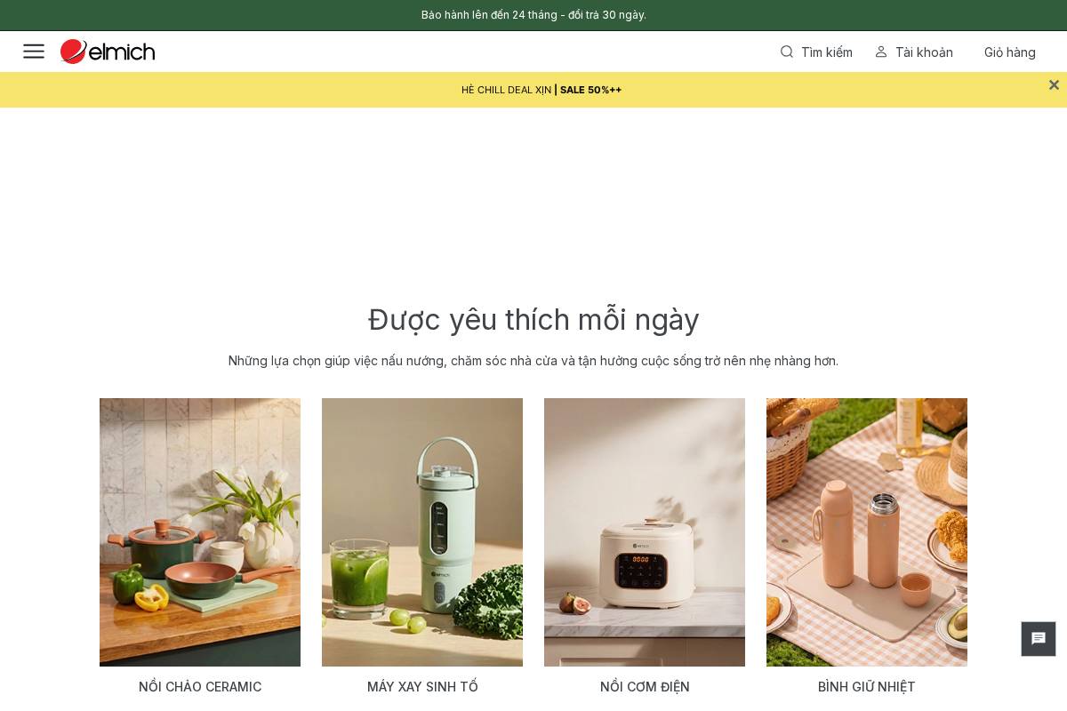 elmich.vn homepage screenshot