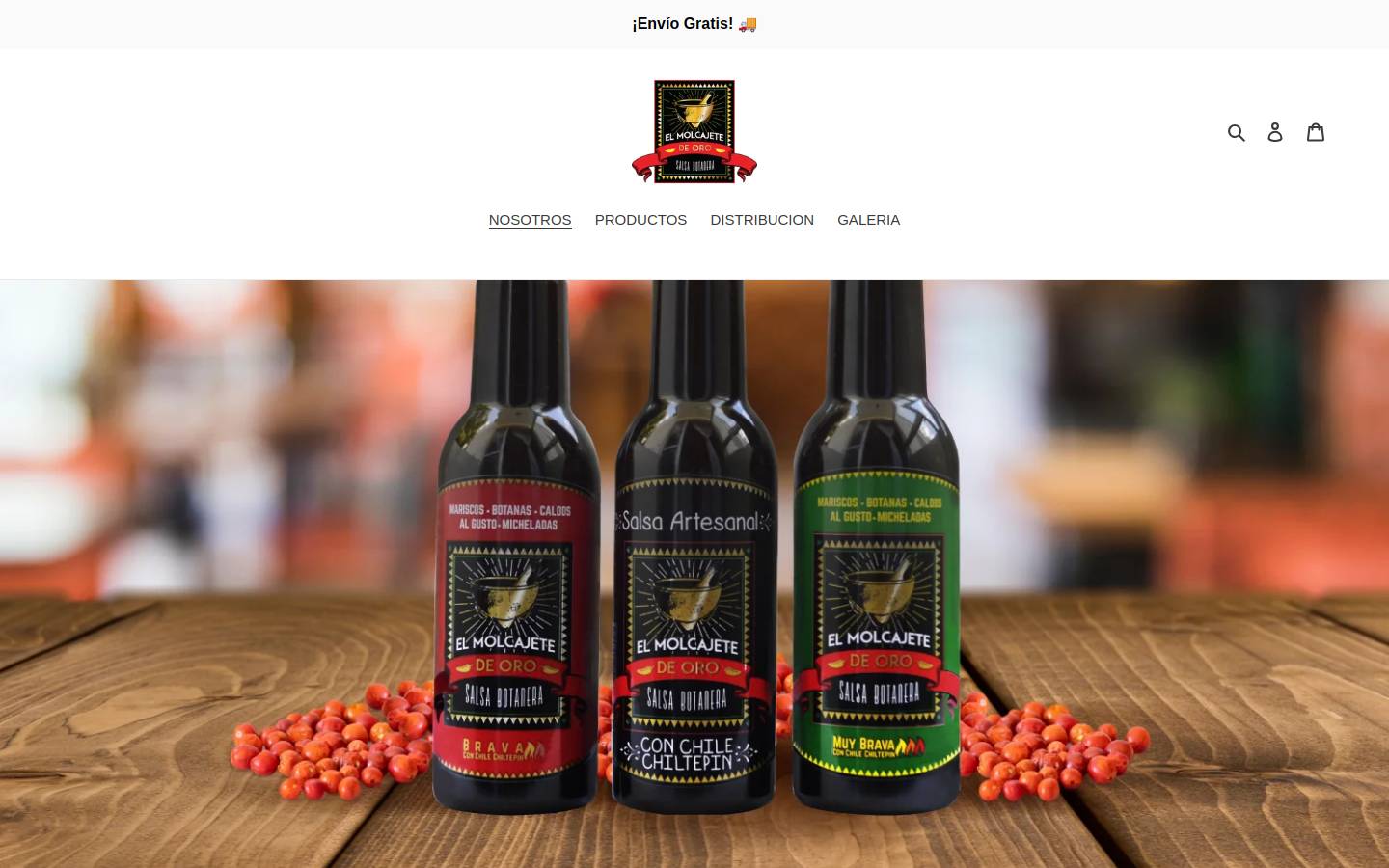 elmolcajetedeoro.com.mx homepage screenshot