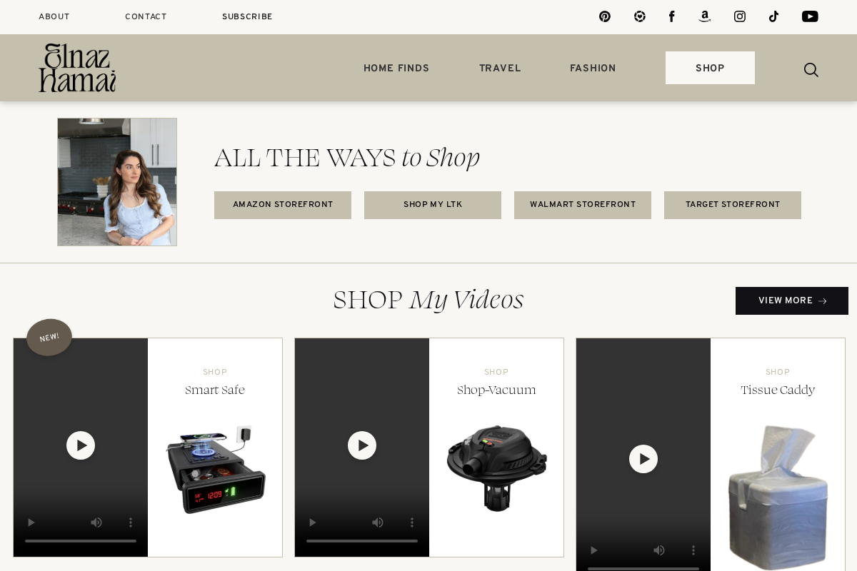 Elnaz Hamai homepage screenshot