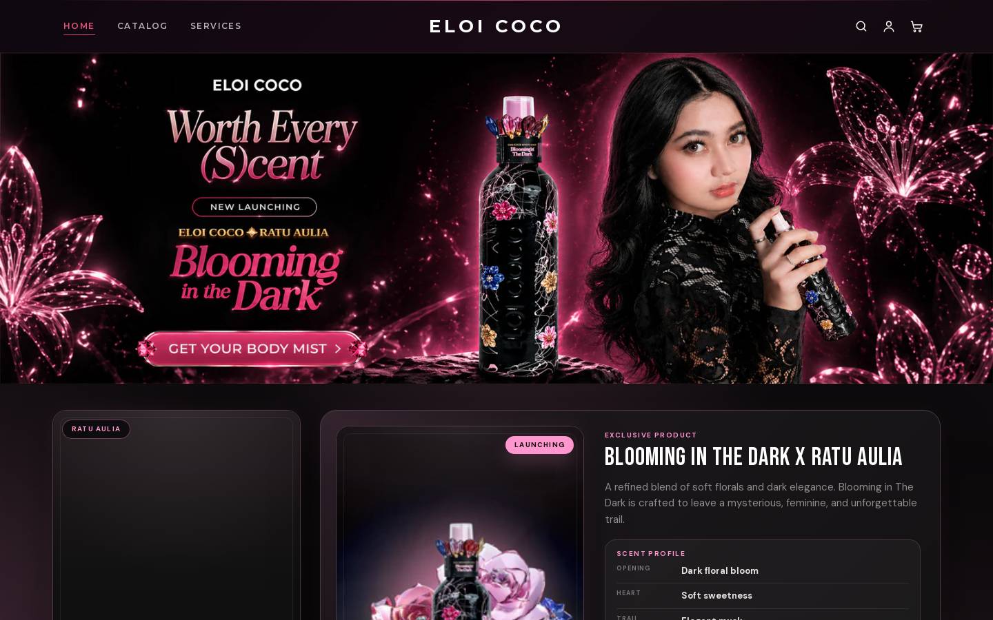 eloicoco.com homepage screenshot