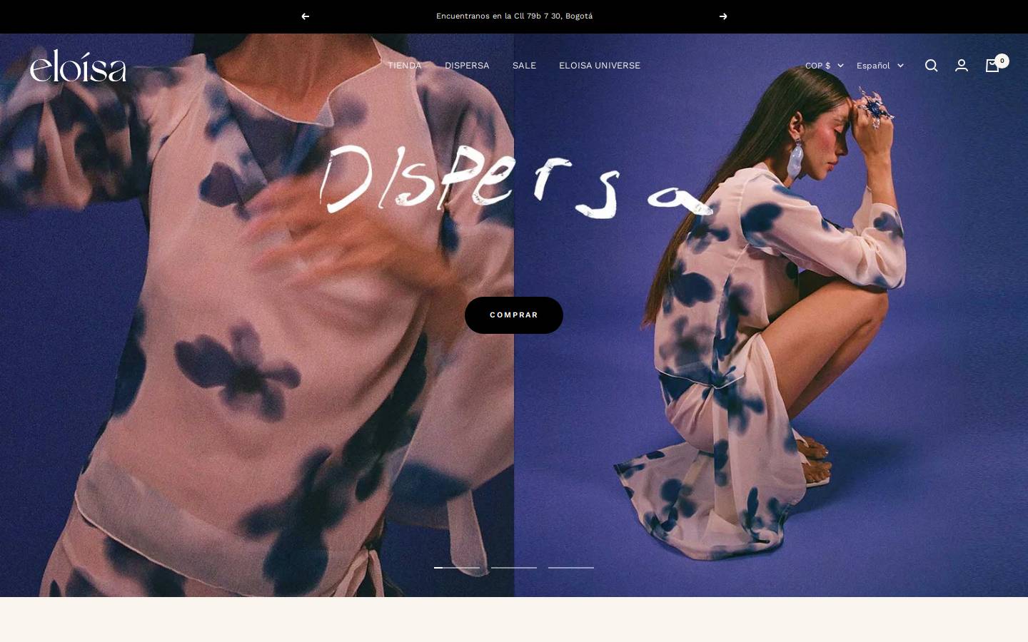 eloisa.co homepage screenshot