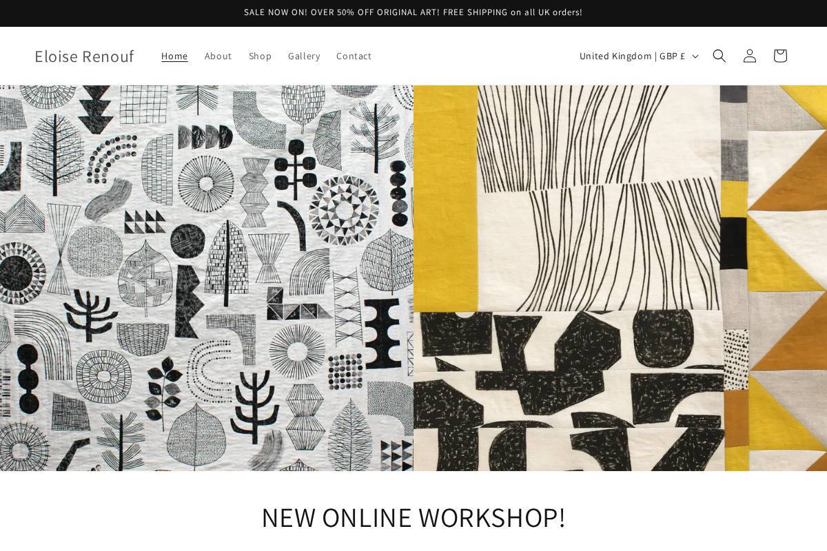 eloiserenouf.com homepage screenshot