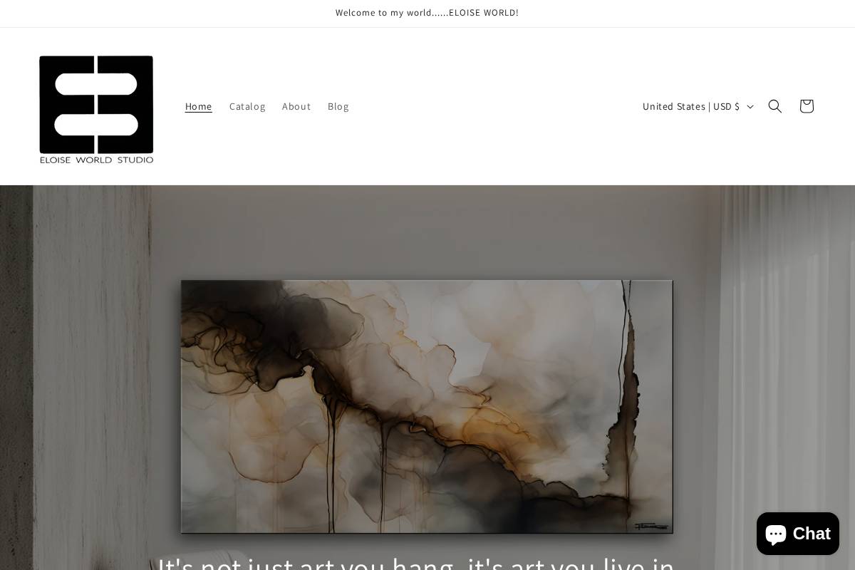 eloiseworld.com homepage screenshot