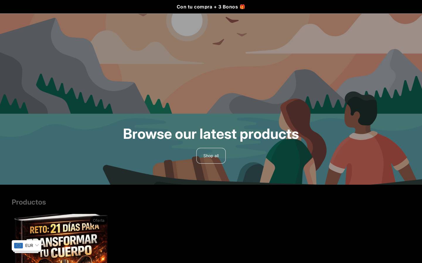 Elora homepage screenshot