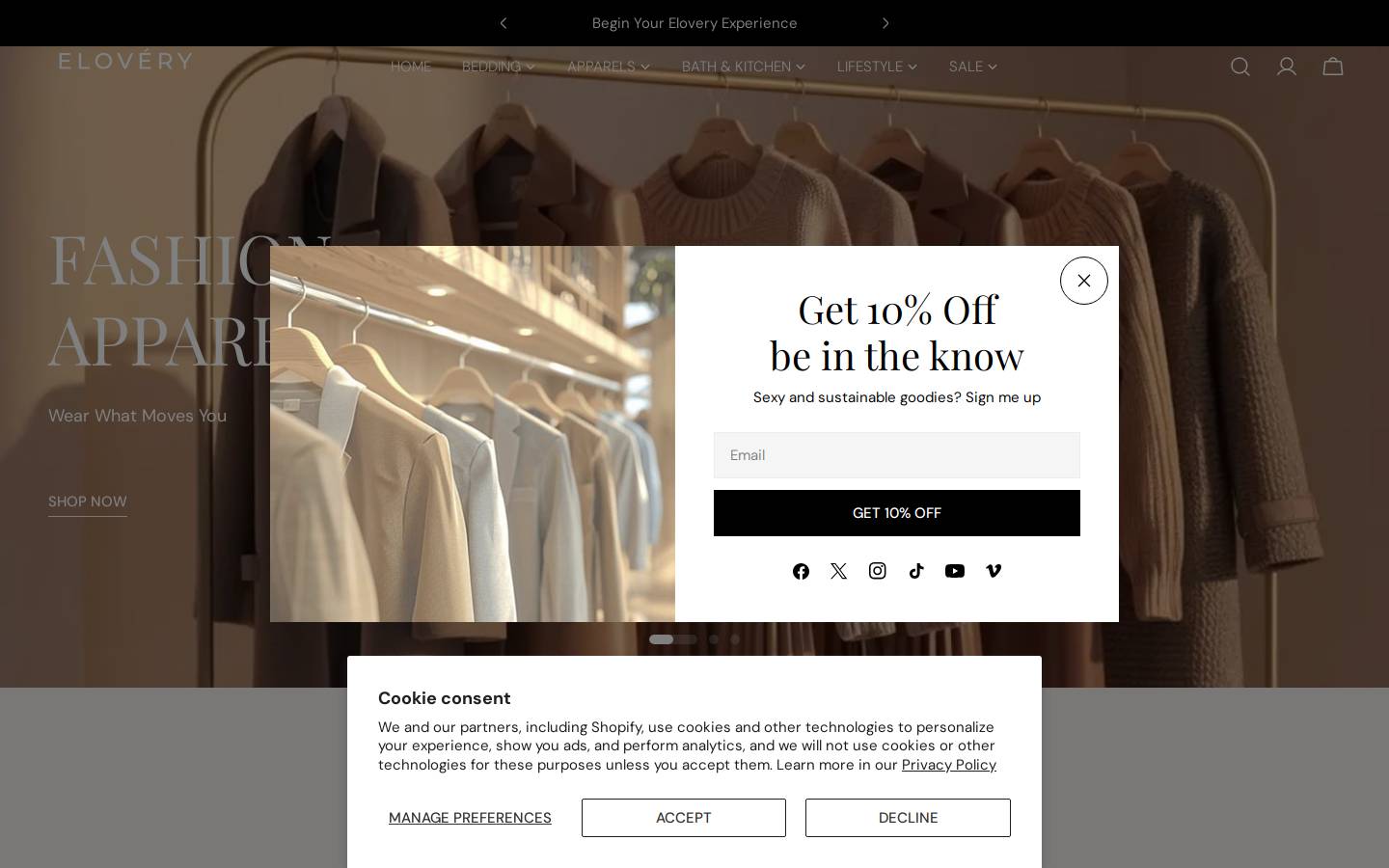 elovery.com homepage screenshot