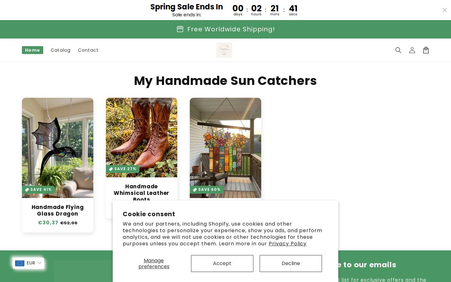 elownslamps.store homepage screenshot
