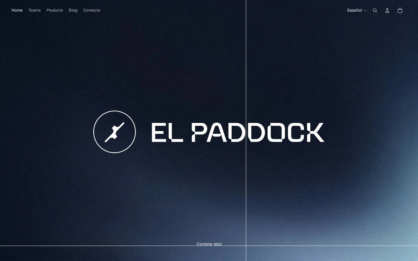 elpaddock.com homepage screenshot