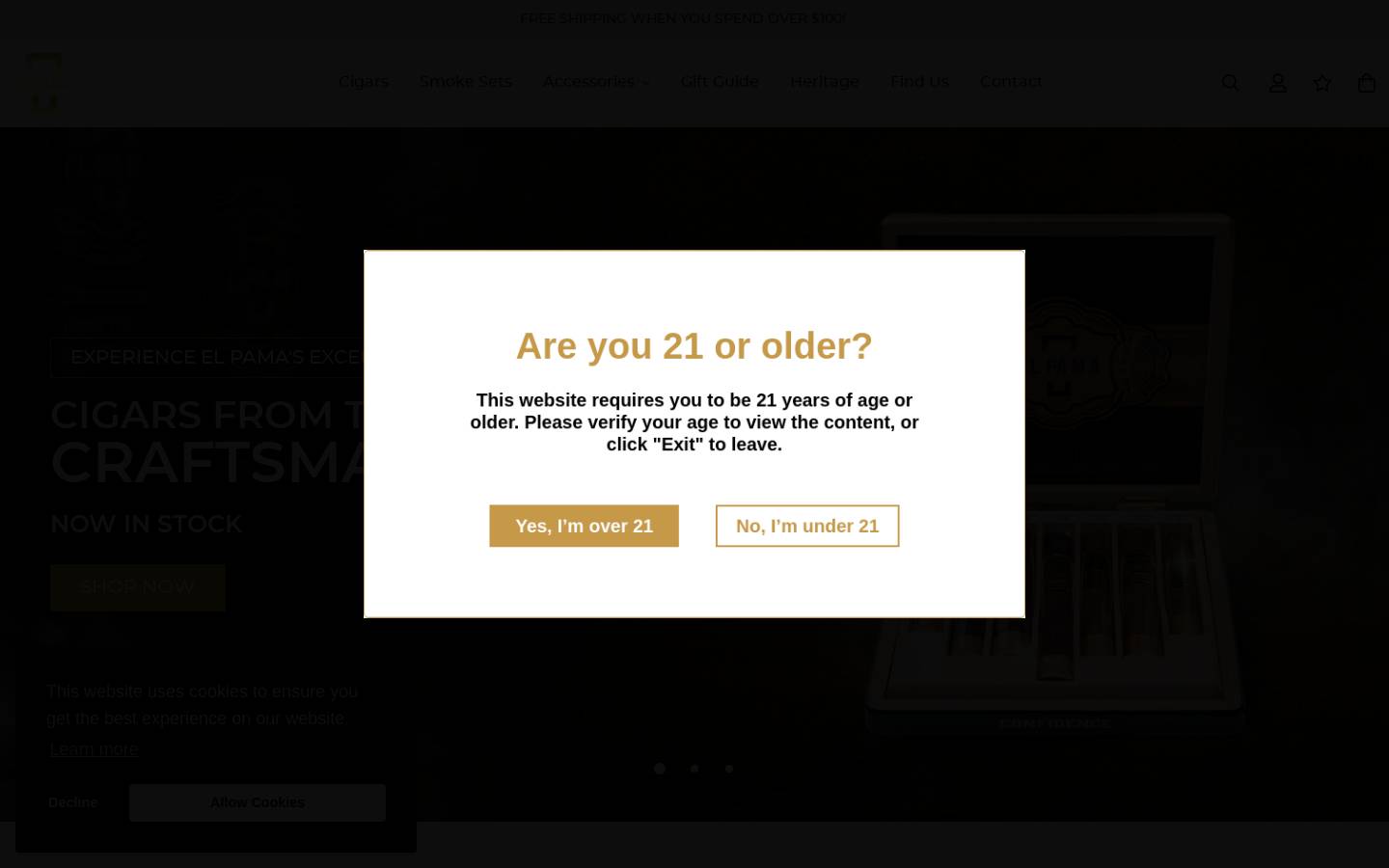 elpama.com homepage screenshot