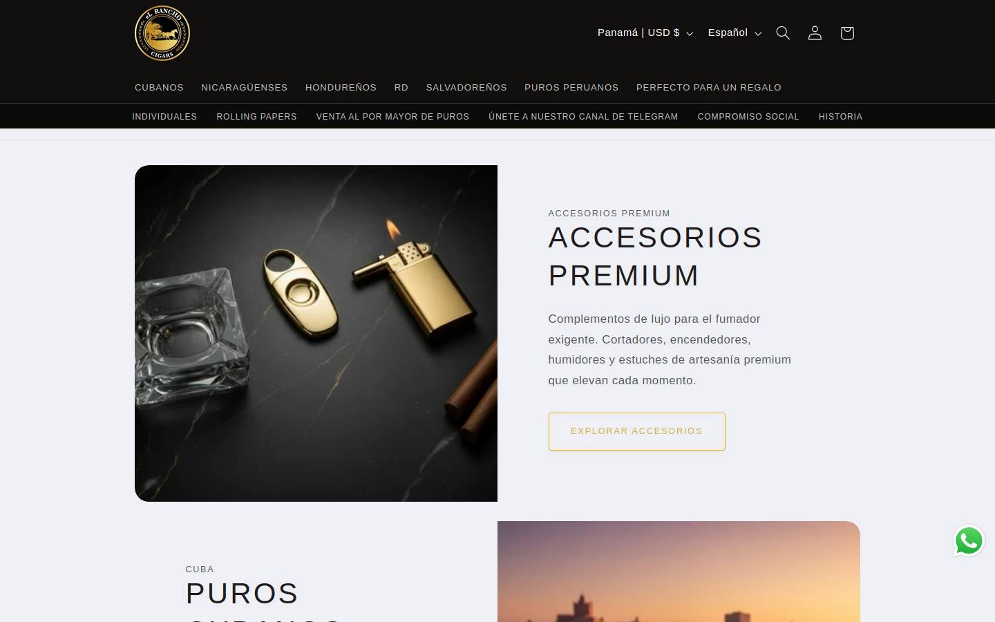 elranchopanama.com homepage screenshot