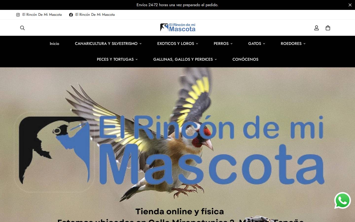 elrincondemimascota.es homepage screenshot