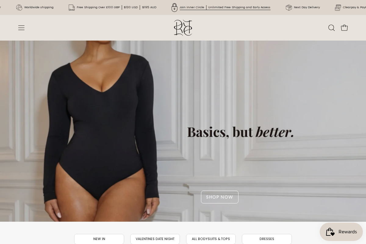 RELR homepage screenshot