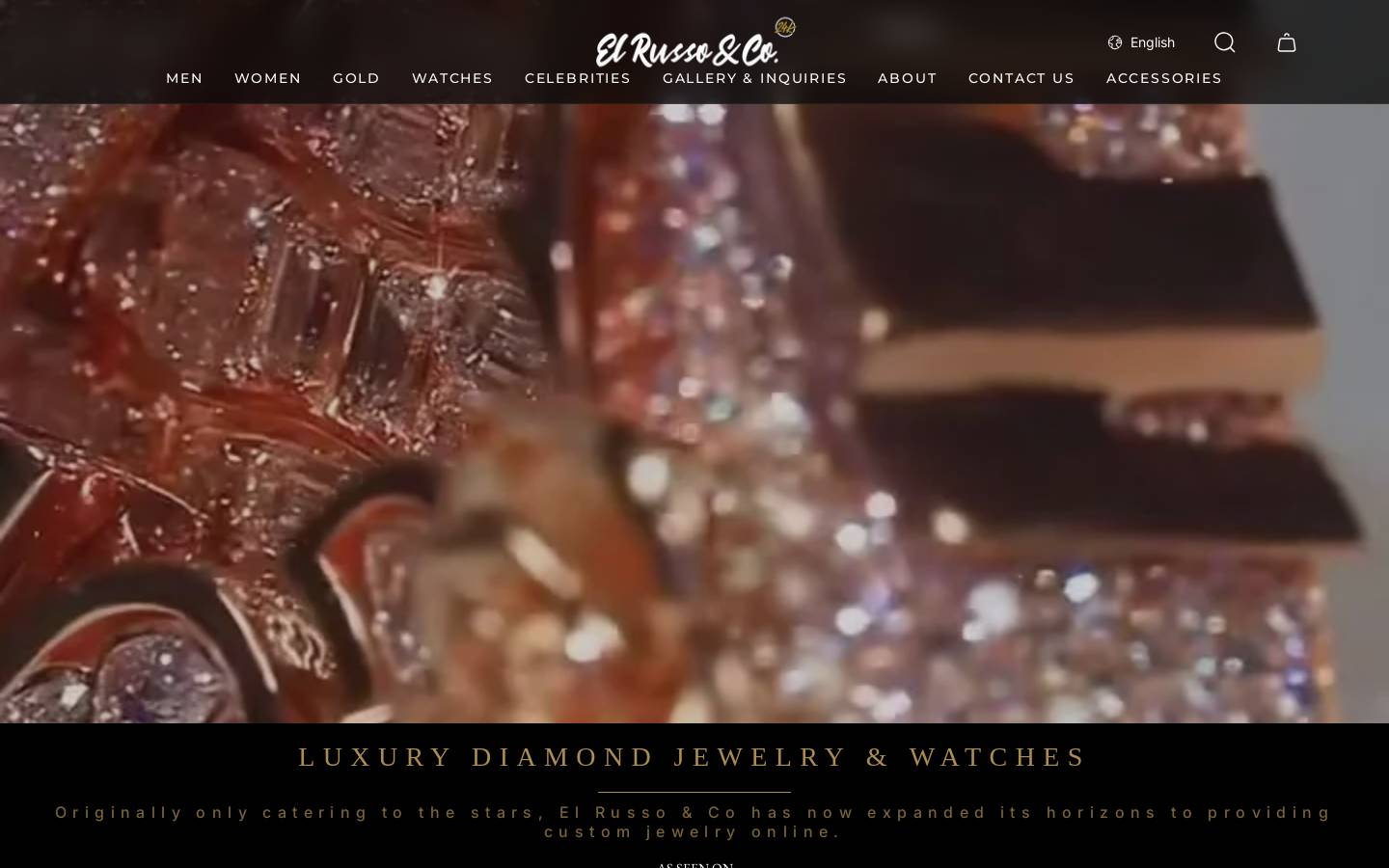 Elrusso homepage screenshot