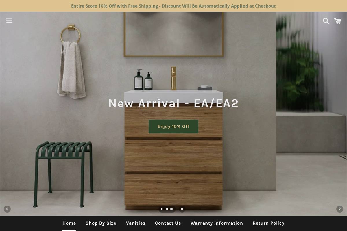 elsabath.com homepage screenshot