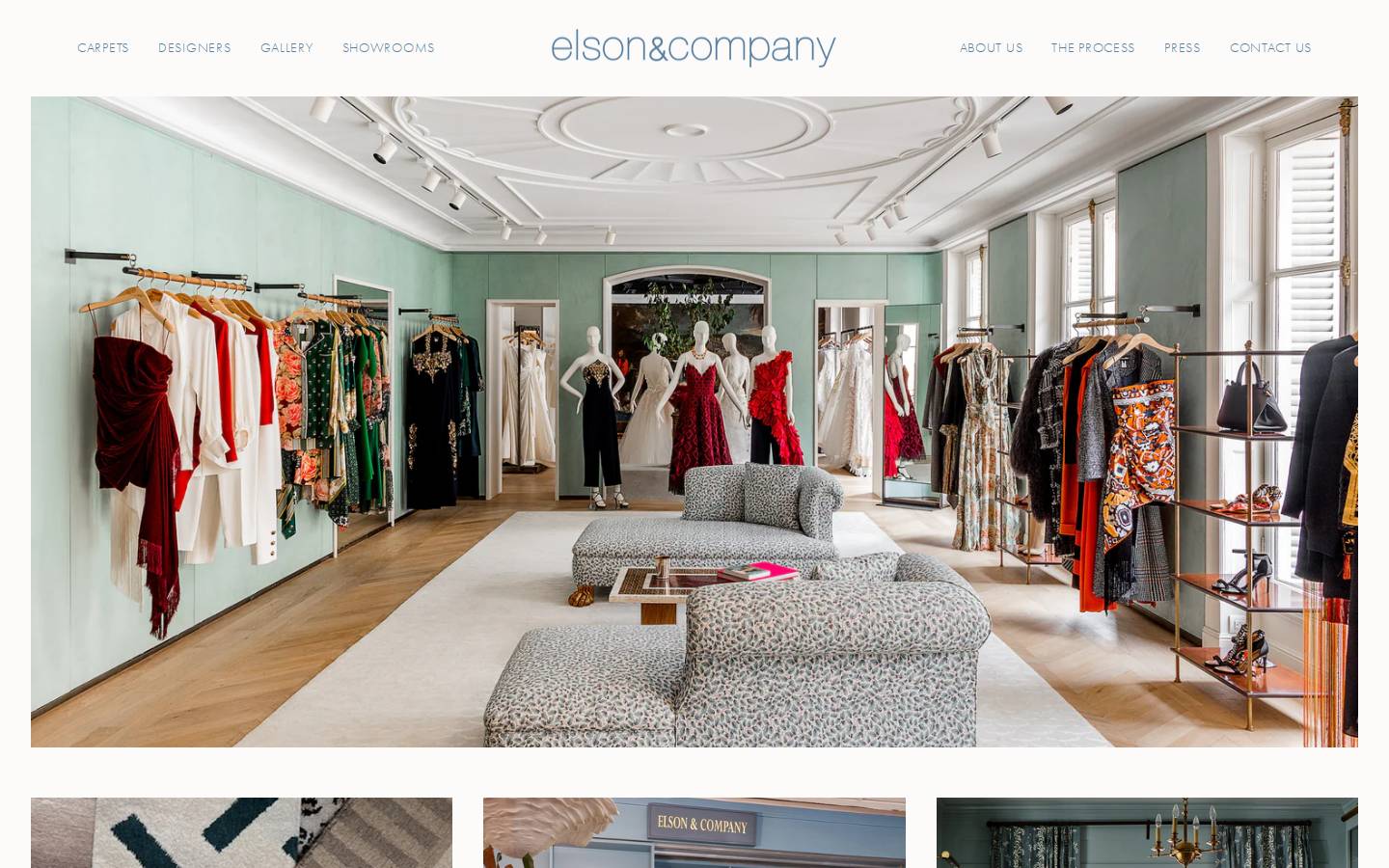 elsoncompany.com homepage screenshot