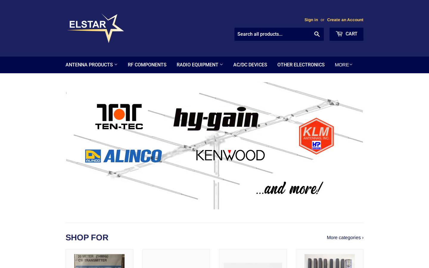elstar.fi homepage screenshot