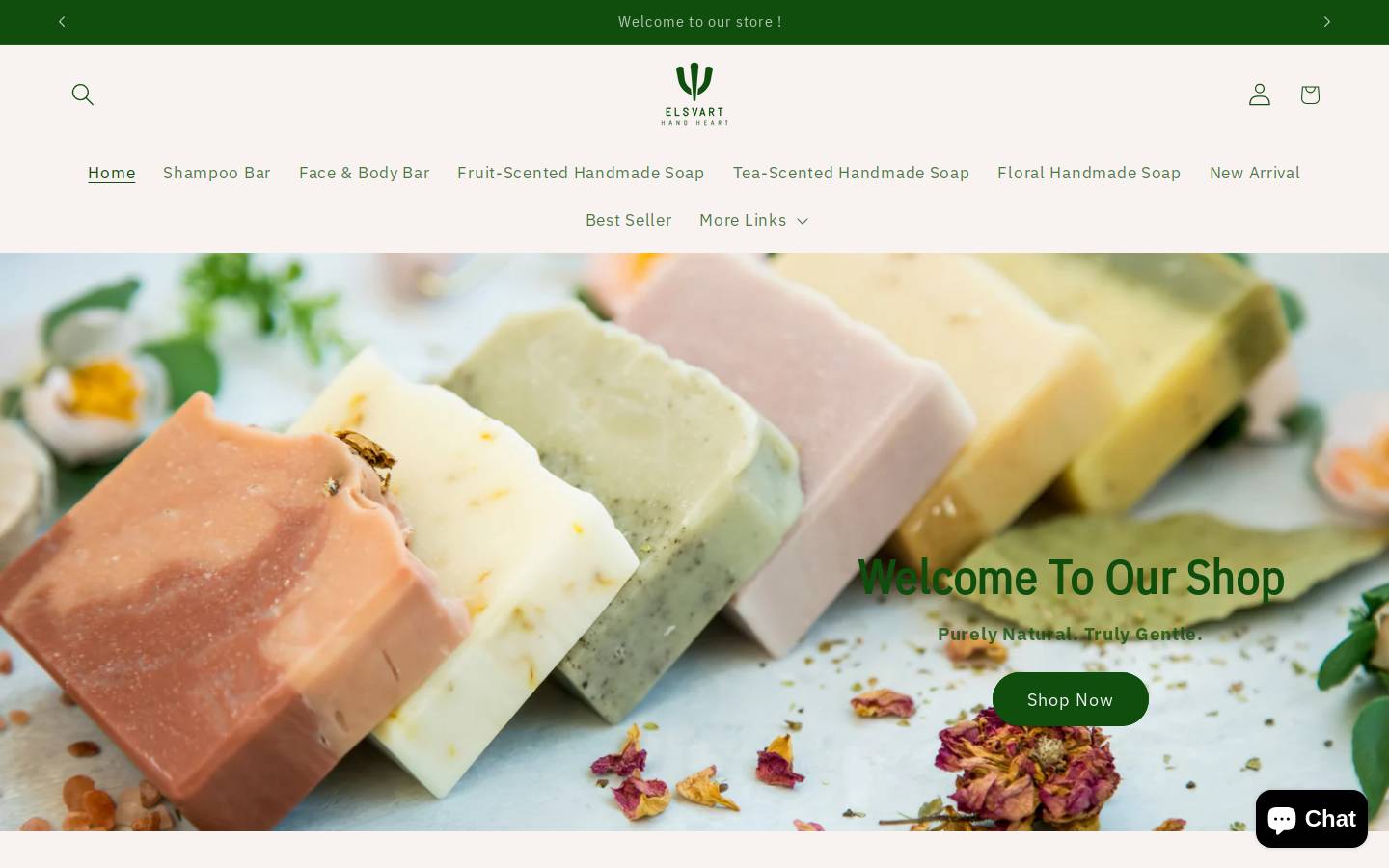 elsvart.com homepage screenshot