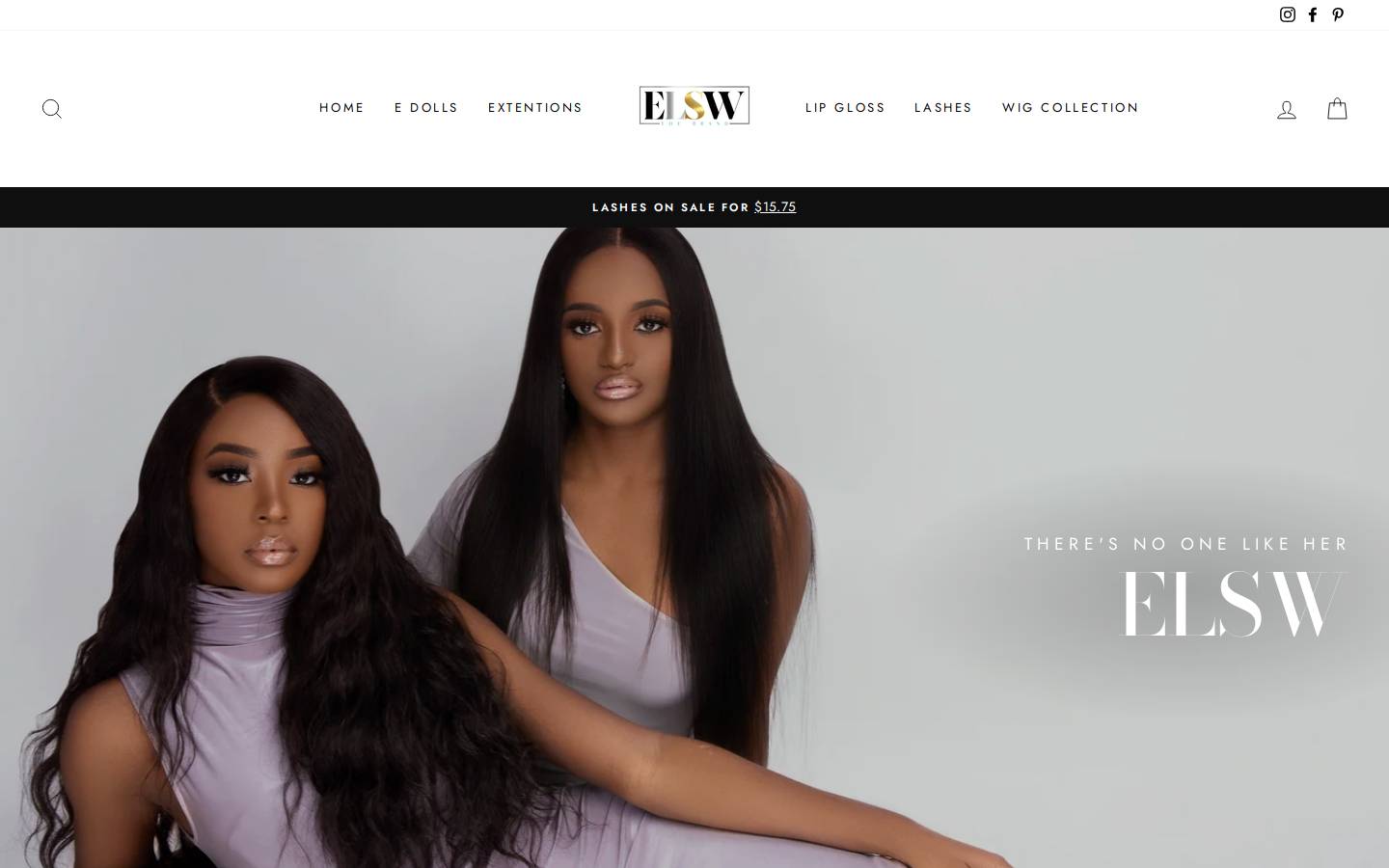 elswthebrand.com homepage screenshot