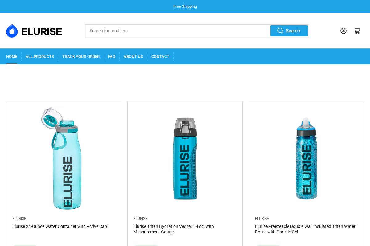 elurise.com homepage screenshot