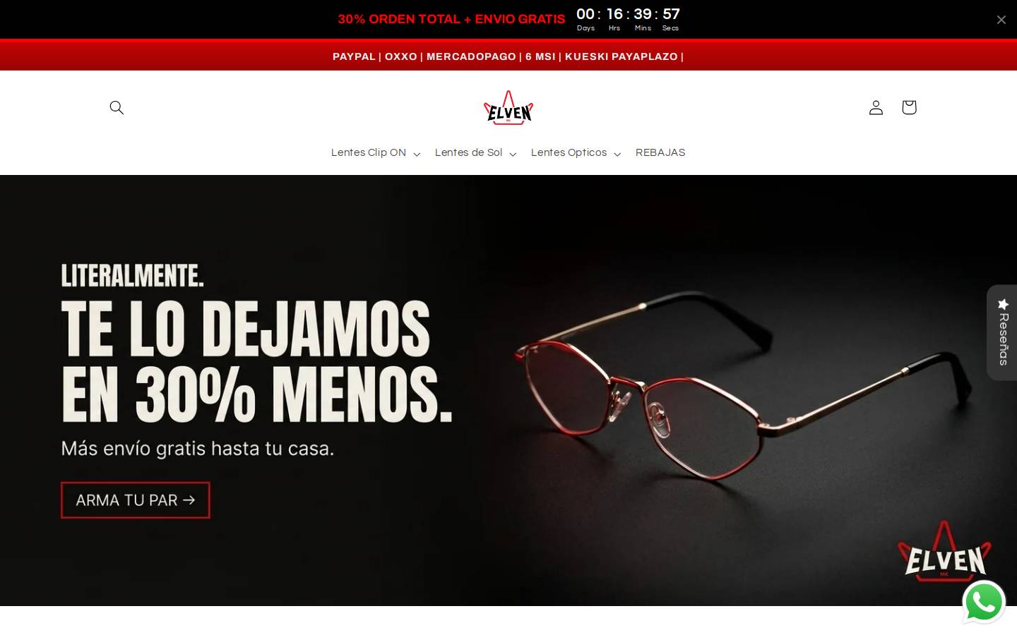 elvenmx.com homepage screenshot