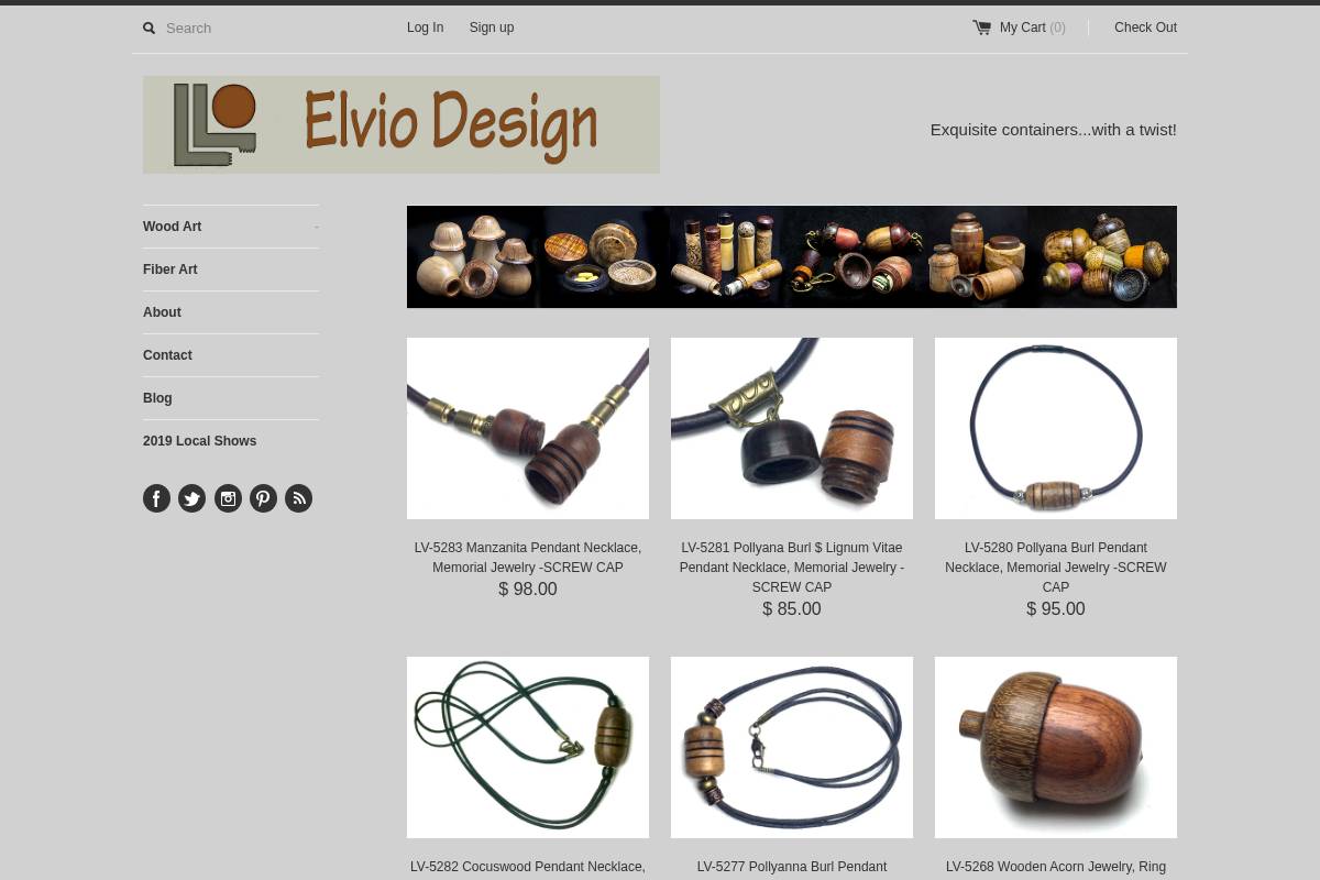 elviodesign.com homepage screenshot