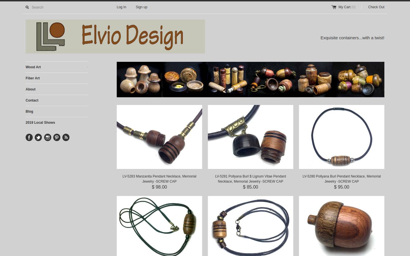 elviodesigns.com homepage screenshot