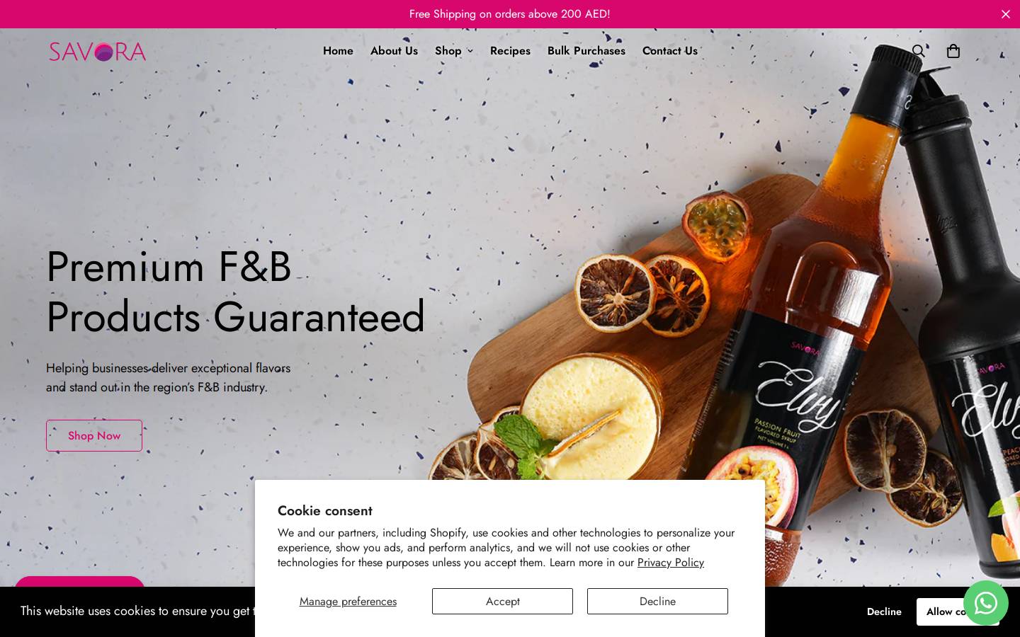elvybysavora.com homepage screenshot