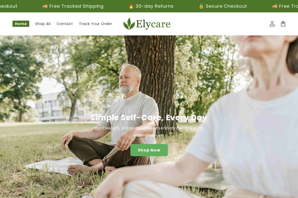 elycare-ca.com homepage screenshot