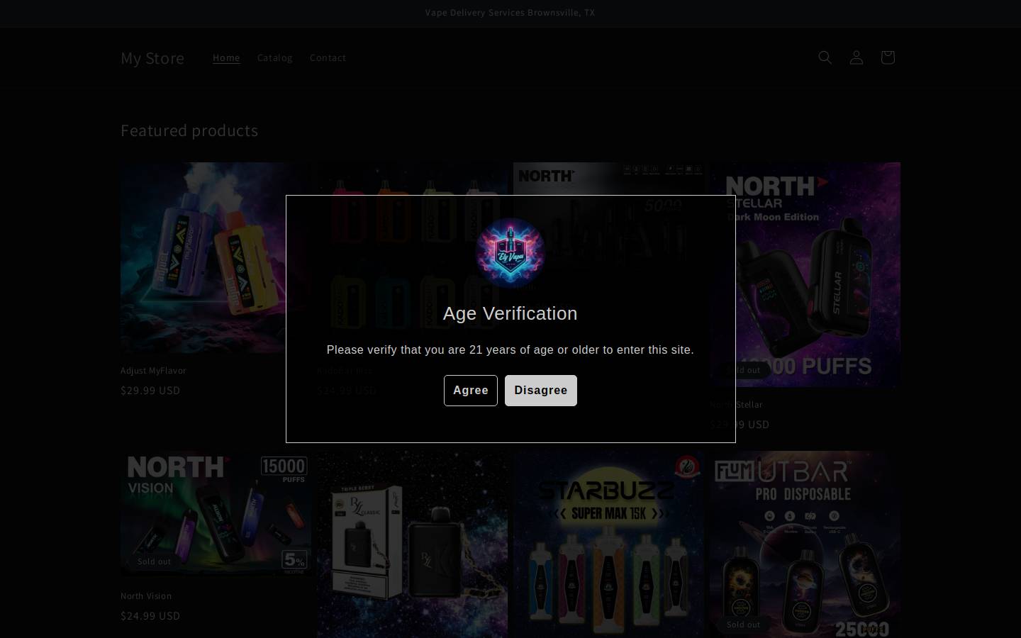 elyvapes.com homepage screenshot